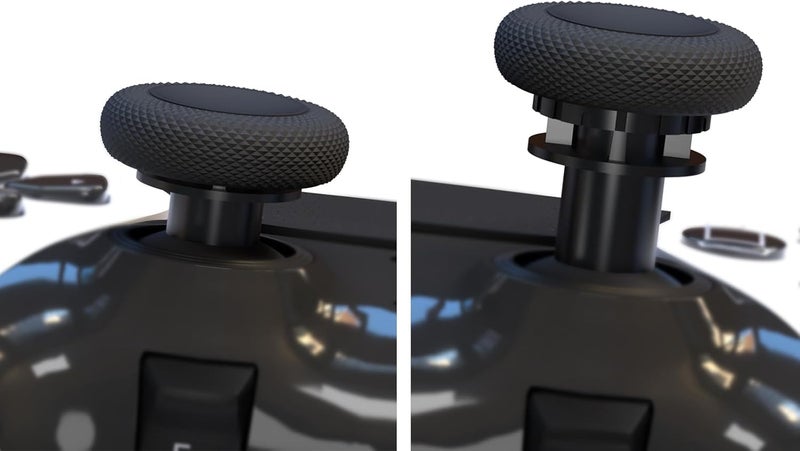 EXknight عصا تحكم فريكس لجهاز DualSense Edge، عصي قابلة للتعديل للارتفاع لجهاز تحكم PS5 Pro، 1 منخفضة الارتفاع (2 ارتفاعات)، 1 متوسطة الارتفاع (4 ارتفاعات)، 1 مرتفعة الارتفاع (4 ارتفاعات) - Image 5